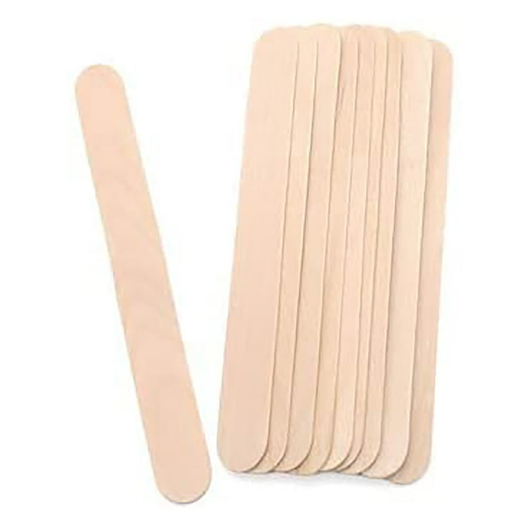 Wooden Multi-Purpose Popsicle Sticks Craft Ice Cream Wax Waxing Tongue  Depressor Wood Sticks Kitchen Accessories