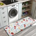 thumbnail image 3 of Pioneer Flower Floral Print Pattern Kitchen Rug Mat,Kitchen Runner Rugs Non Skid Washable,Decorative Kitchen Floor Mats for Kitchen,Sink,Laundry,17"x47.2", 3 of 7
