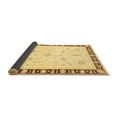 thumbnail image 2 of Ahgly Company Indoor Round Abstract Brown Modern Area Rugs, 8' Round, 2 of 4