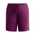 thumbnail image 3 of Athletic Works Women's and Women's Plus French Terry Bermuda Shorts, Sizes XS-4X, 3 of 5