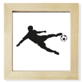 thumbnail image 1 of La silueta de futbol Deportes Futbol Pantalla de escritorio de pared de fotograma cuadrado, 1 of 4