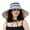 Grey, variant on Straw Hat , Summer Accessories , Fashion Hats for Women Women's Wide Brim Sun Hat with Zipper Drawstring Fully Light Blocking Foldable Design for Sun