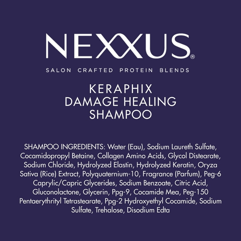 Nexxus Keraphix Shampoo and Conditioner + Repair Treatment Masks for  Damaged Hair, Black, 33.8 Fl Oz (2 Count) + 1.5 Oz (3 Count), Total 5 Count  (Pack of 1)