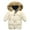Beige, variant on Ruyang Girls Padded Puffer Coat Boys Furry Hooded Camouflage Parka Coats Long Down Quilted Jackets Warm Zip Up Outwear