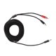 thumbnail image 2 of Cable ABS de 3,5 mm a 2 RCA, cable AV, cable de audio y vídeo para tableta, portátil, amplificador, TV, 10 m, 2 of 5