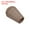 Brown, variant on Bell End Stopper, Cord Rope Lock for Drawstring Bag, White 100 Pack