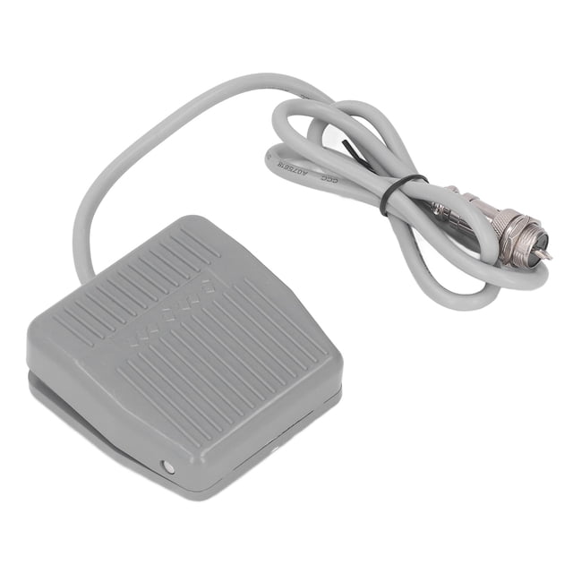 Interruptor de pie Pedal eléctrico manos libres 1 NO 1 NC Cable de 1 metro con enchufe de aviación de 2 pines