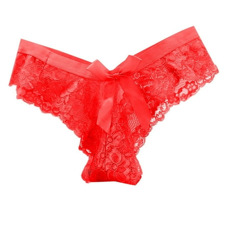 Feel Foxy Booster Panties See Thru Bikini Panties Women s Sexy Lace Transparent Low Waisted Thong Seamless Thin Mesh Bow Japanese Seductive Underwear