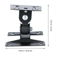 thumbnail image 2 of OFFIGAM 1Pc Black Steel LCD TV Bracket Adjustable and Rotatable for Home, 2 of 5