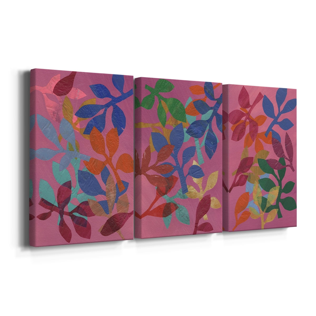 Vivid Stems I Premium Gallery Wrapped Canvas - Ready to Hang - 8 x 12 Each