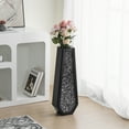 thumbnail image 5 of SHYFOY 24" Black Floor Vase Crushed Diamond Tall Vases Decorative Flower Vase for Office Home Decor, 5 of 9