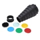 thumbnail image 3 of Flash Snoot, Kit De Snoot Cónico Portátil Malla Celular Con 5 Películas De Color Para Video ANGGREK Otros, 3 of 8
