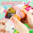 thumbnail image 4 of LYINGF 24 Pack Easter Bunny Egg Set - Prefilled Eggs with 24 Plush Toys for Basket Stuffers, Teen Egg Hunt Games, Spring Party Favors, Colorful Holiday Treasure Hunt Activity Supplies, 4 of 9