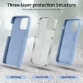 thumbnail image 5 of MCUCA iPhone 12 Case / iPhone 12 Pro Case, Silicone Full Body Protection Ultra Slim Soft Touch Microfiber Lining Shockproof Phone Case, 6.1 inch (Sky Blue), 5 of 7