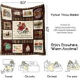 thumbnail image 5 of Book Lover''s Fleece Throw Blanket - Cozy Reading Gift for Teachers, Librarians, Men & Women, Perfect for Home, Couch, Bed, Dorm Decor, 60" x 50" Flannel Blanket, 5 of 6