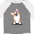 thumbnail image 4 of Inktastic Corgi Puppy Girl Boys or Girls Long Sleeve Baby Bodysuit, 4 of 5