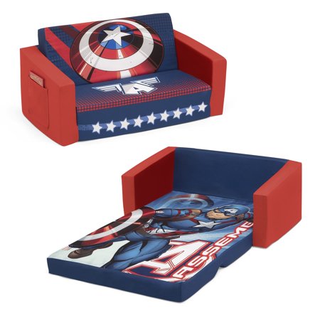 Delta Children Cozee Canapé convertible 2 en 1 pour enfants - Spider-Man