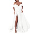thumbnail image 2 of Rrunsv Womens Party Dress Women's Ruffle Sleeveless Bodycon Dresses Classy Pencil Curvy Party Evening Formal Dress White,S, 2 of 4