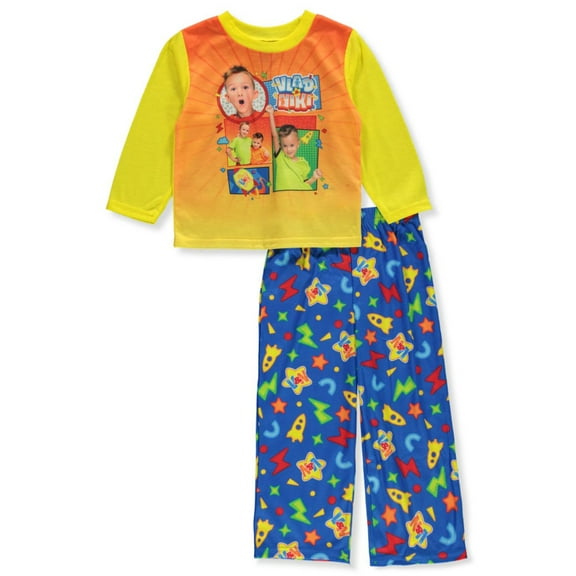 Vlad & Niki Boys' 2-Piece Pajamas Set - blue/multi, 3t (Toddler)