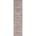 thumbnail image 2 of Rugs.com Eco Traditional Collection Rug – 8 Ft Runner Dusty Rose Medium Rug Perfect For Hallways, Entryways, 2 of 9