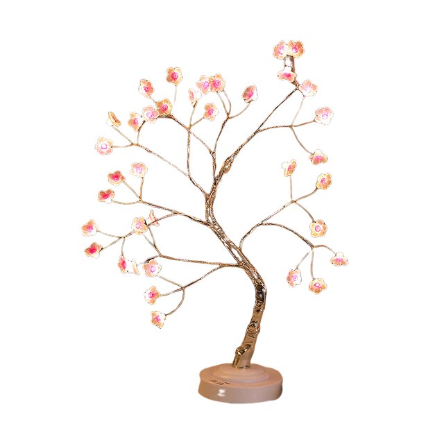 Luz Decorativa Del Árbol De Flor De Durazno DIY LED Peach Blossom Tree Night Light Adornos Holiday Lighting Home Decor Ehuebsd Para estrenar