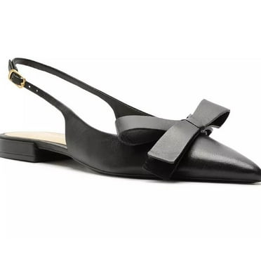AREZZO Women's Black Eliza Ballet Flats, 8.5 B