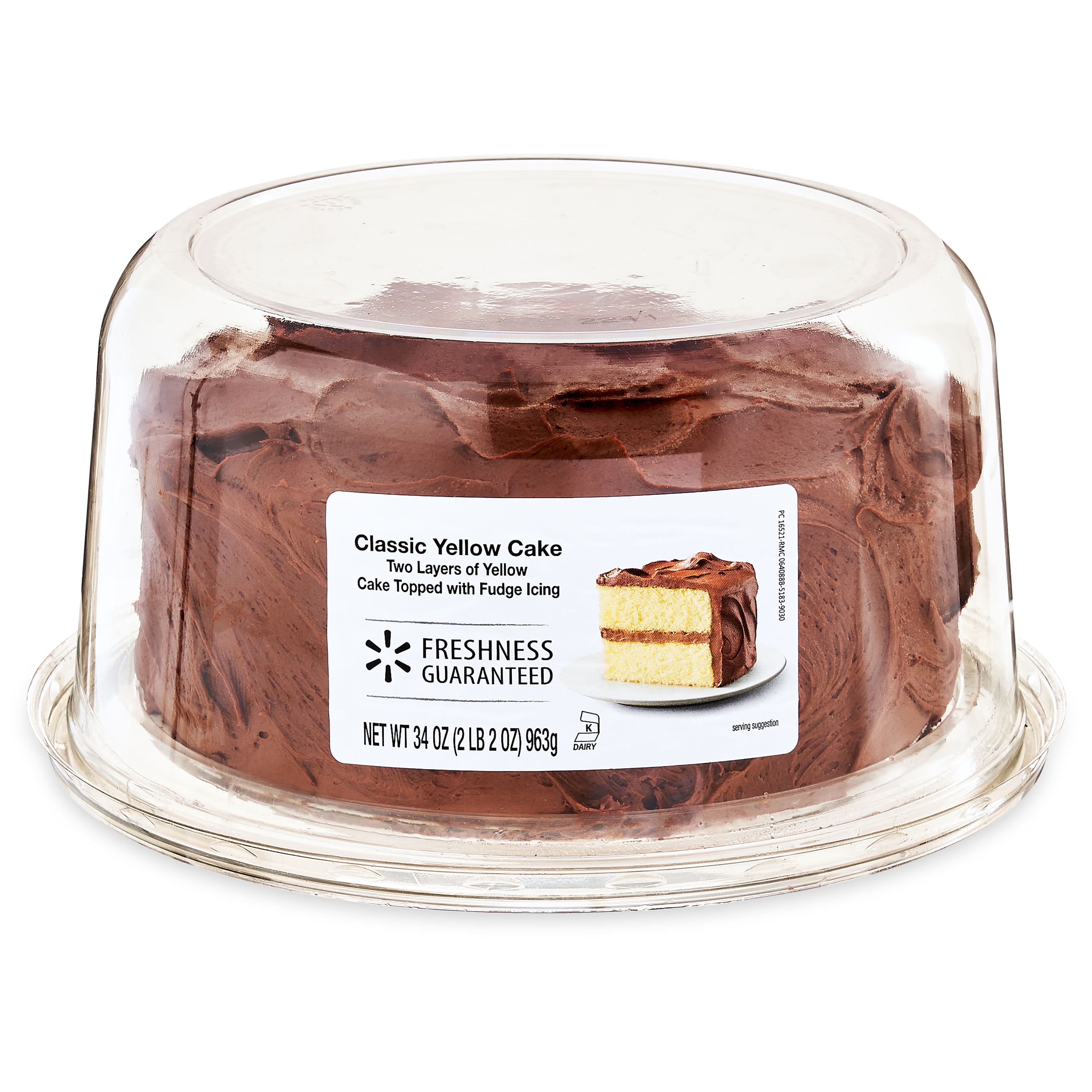 Freshness Guaranteed Classic Yellow Cake, 34 oz