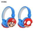 thumbnail image 1 of Audífonos Diadema Bluetooth Mario Bros Inalámbrico Plegable, 1 of 8
