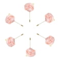 thumbnail image 1 of 6 Pcs Ramilletes de Rosa Unique Bargains Ceremonia de Boda Rosa Polvorienta 2 pulgadas x 3.5 pulgadas, 1 of 5