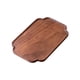 thumbnail image 2 of Wooden Tea Tray | 11.81x5.12in Dry Brewing Tray - Cup Storage Organizer | Multi-Function Candy and Fruit Serving Tray | Unique Style | Brown Solid Wood | 1 Pack, 2 of 6