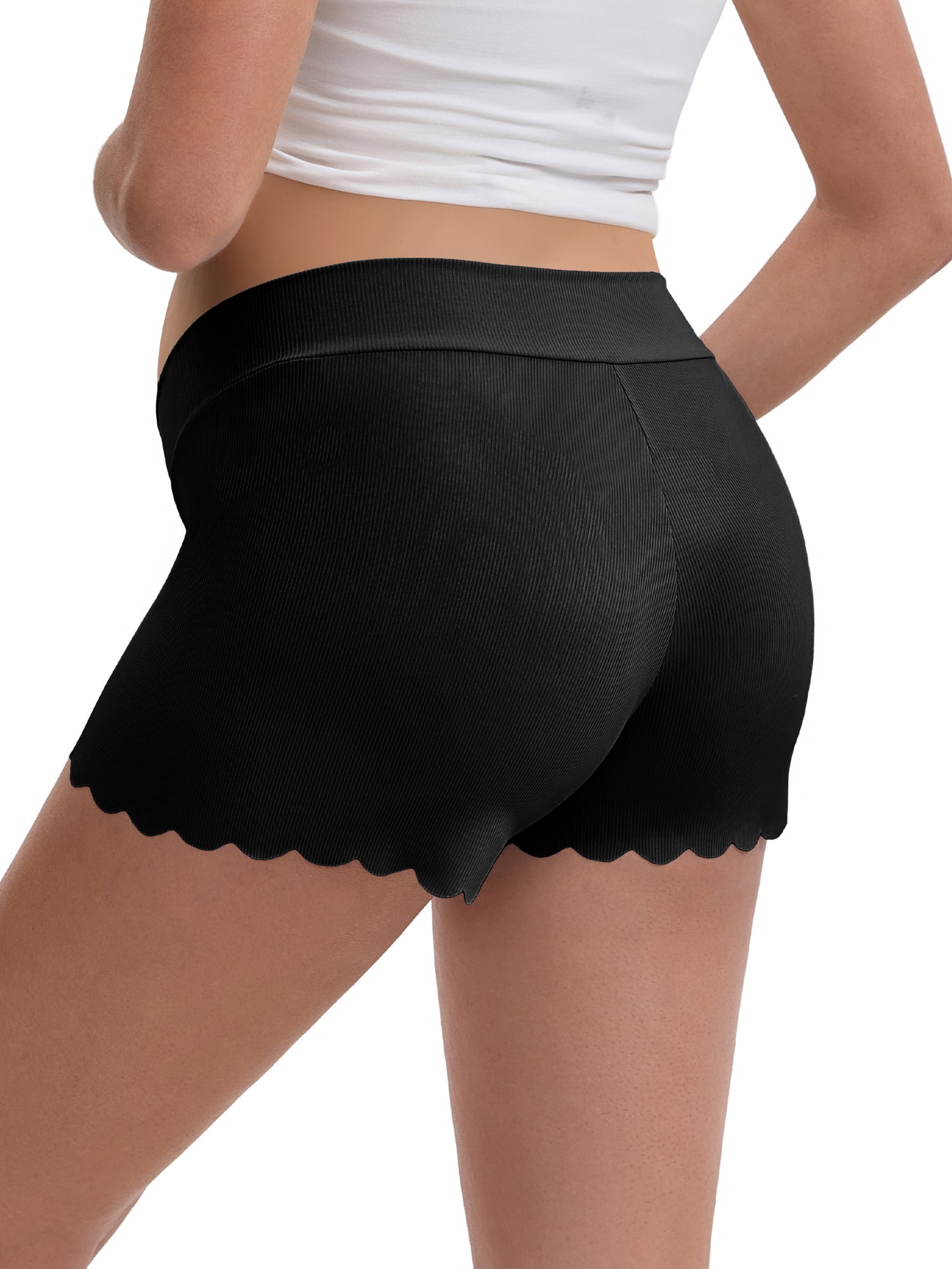 DARING DIVA Maternity Shaping Shorts Underwear Postpartum Boyshorts M Black