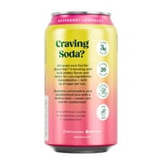 Bloom Nutrition Pop Prebiotic Soda, Raspberry Lemon, 12 fl oz Can