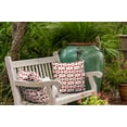 thumbnail image 4 of 20" x 20" Simply Daisy Lots of Leaves Polyester Indoor/Outdoor Pillow, Dark Red Qty 1, 4 of 6