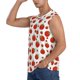 thumbnail image 3 of Fotbe Hand Drawn Tomatoes Men's Camiseta sin Mangas Estampada para Hombres, Playera Casual para Gimnasio, Entrenamiento, Playa-3X-Large, 3 of 7