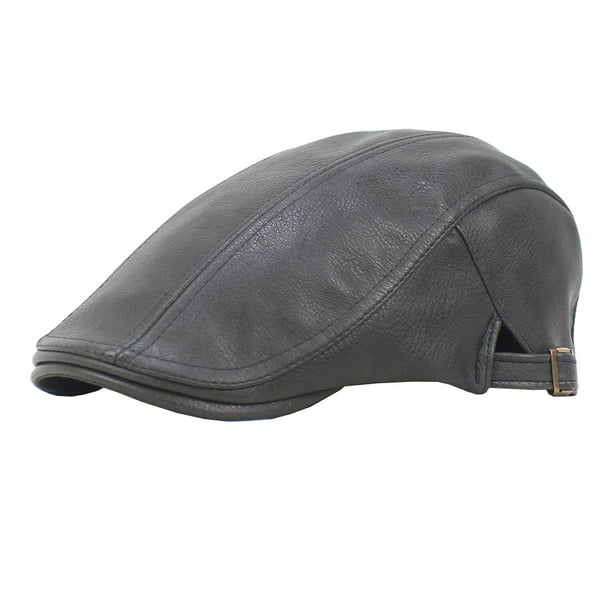 Sombreros de hombreGorro de cuero IvyGorros Gatsby Driving Cabbie Adepaton BST3001545-2