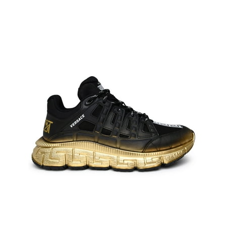 

Versace Man Black Leather Blend Sneakers