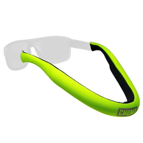 Chums SportFloat Eyewear Retainer - Floating Glasses Strap for Water Sports, Fishing and Boating - EV Green
