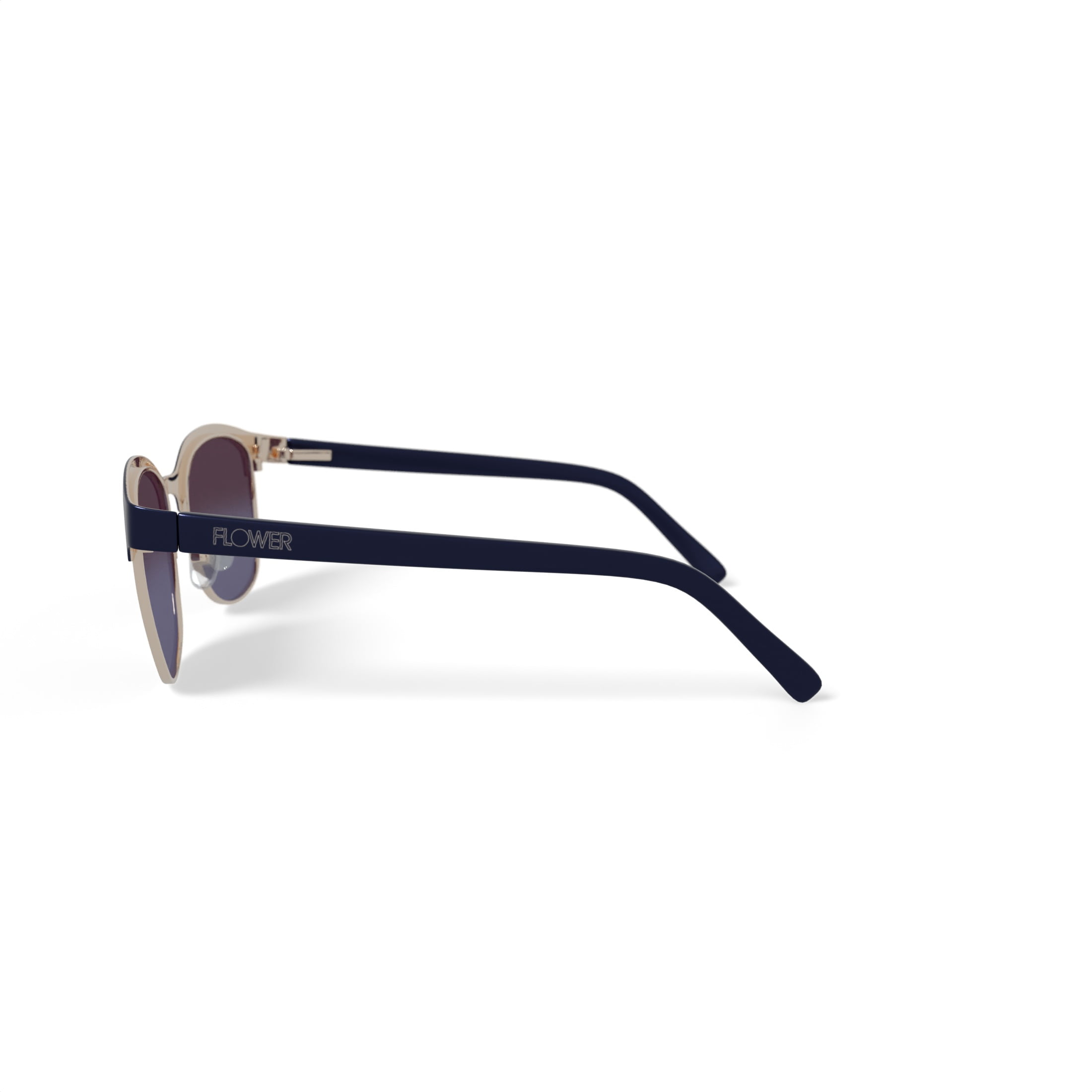 FLOWER Women's Rx'able Polarized Fashion Sunglasses, FLR3001P - Sheila, Black, 56-16-135, with Case