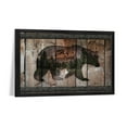 thumbnail image 2 of Premium Framed Art Print - Mountain Bear Silhouette, 2 of 3