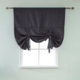 thumbnail image 4 of HLONK Contemporary White Solid Print Kitchen Curtains  30 x 46 In, 4 of 7