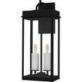 thumbnail image 4 of CAM8409MBK Quoizel Lighting Carmen - 2 Light Outdoor Wall Lantern-22 Inch Tall and 9.5 Inch Wide, 4 of 4