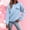 Sky Blue, variant on Valentine's Day Women's Sweatshirts Cute Candy Couple Love Heart Round Neck Long Sleeve Shirts Holiday Casual Trendy Loose Fit Tops