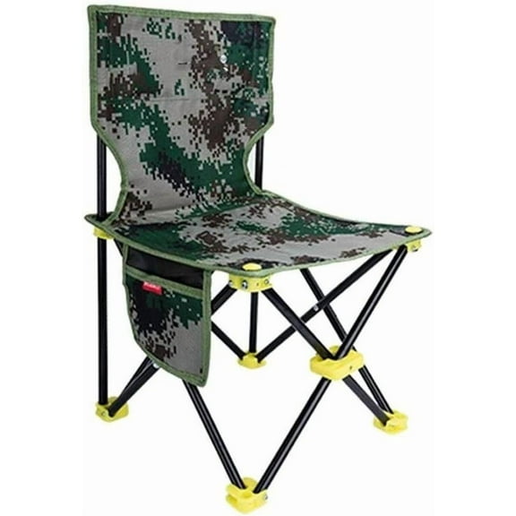 Lightweight Folding Chair with Backrest - Compact Portable Seat for Outdoor Camping and Backpacking