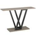 thumbnail image 3 of Resenkos Entryway Table, Console Sofa Table,43 Inch Console Table, Industrial Entryway Hallway Table,Gray, 3 of 4