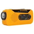 Emergency Radio AM FM NOAA Solar Hand Crank USB Charging 2000mAh Power