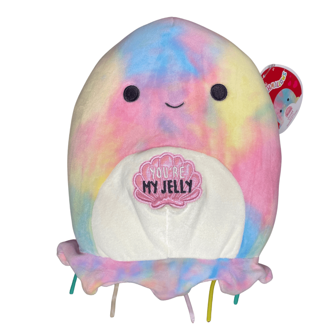 Squishmallows Official Kellytoy 8 inch Valentines the Tie Dye