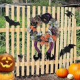 thumbnail image 5 of Spooky Halloween Wreaths & Decorations, Witch Hat & Legs Wreaths Front Door Fireplace Decoration Indoor/Outdoor, 5 of 5
