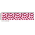thumbnail image 3 of Ambesonne Sweetheart Fabric by the Yard Upholstery, Love Letter Couple Art, 2 Yards, Dark Coral Pastel Purple, 3 of 5