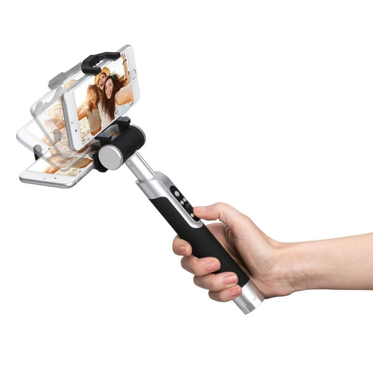 MIGGO｜ミーゴ PICTAR SMART STICK Black silve Pictar Portable Smart Light Selfie Stick, Tripod