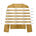 thumbnail image 2 of Vinsonshop Women's Sheer Mesh Crop Shrug long Sleeve Sequin Bolero Glitter Lightweight Cardigan Jacket Yellow L, 2 of 4